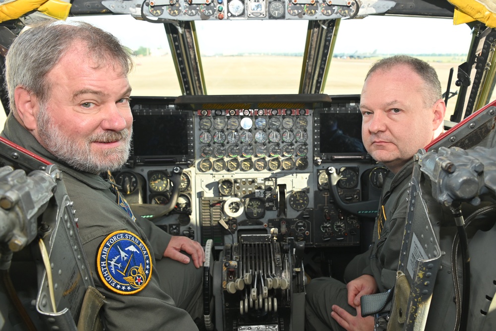Civilian instructors fly mission to improve B-52 instruction