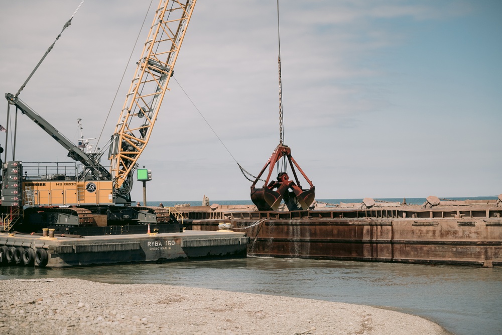 Dredging Begins at Barcelona Harbor