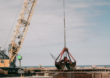 Dredging Begins at Barcelona Harbor