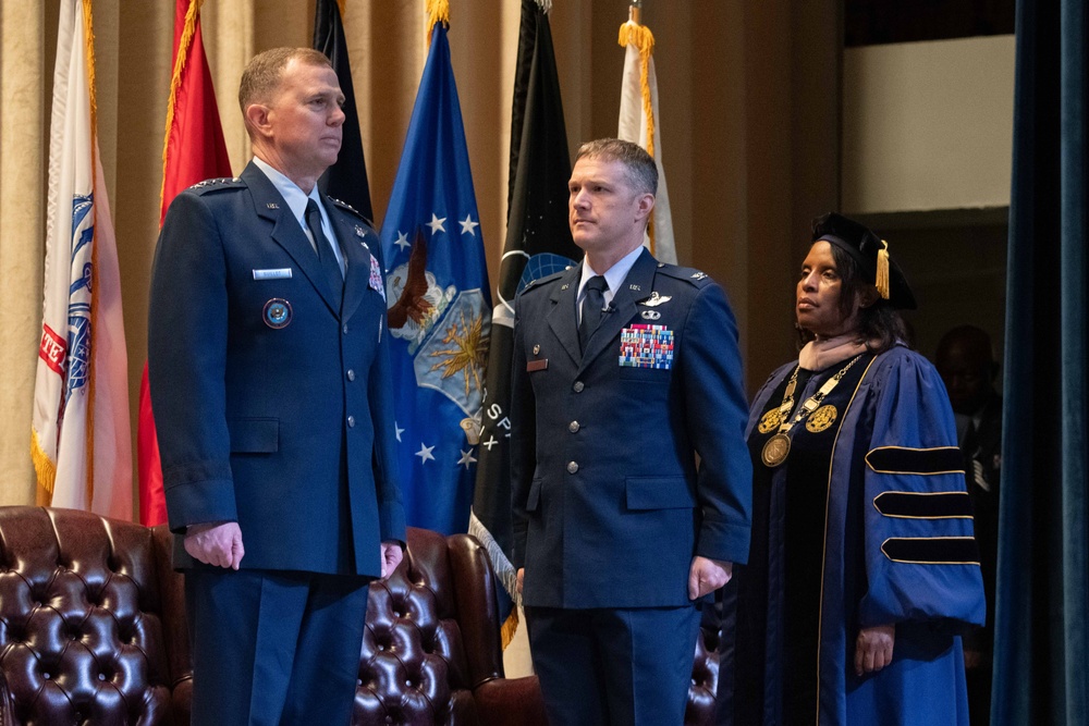 NORAD Commander provides advice to AWC 2025 graduates