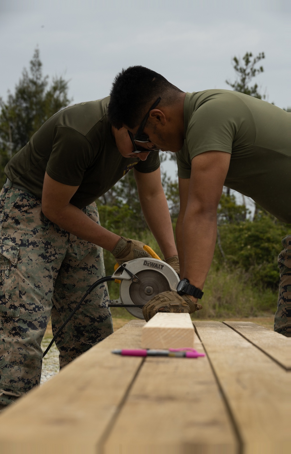 12th MLR Engineers Emplace Obstacles and Build a Combat Operations Center