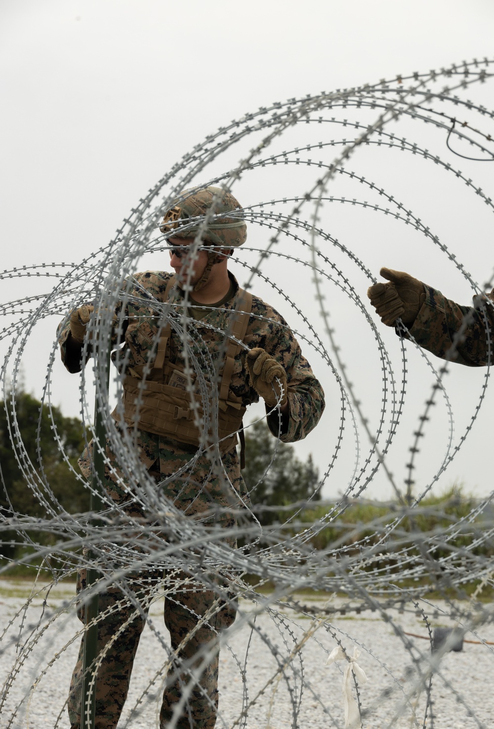12th MLR Engineers Emplace Obstacles and Build a Combat Operations Center