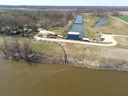 Aerial View of Muscatine Pump Station