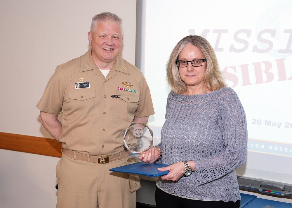 Maryland Native earns Civilian of the Half Year Honors at NAMRU San Antonio