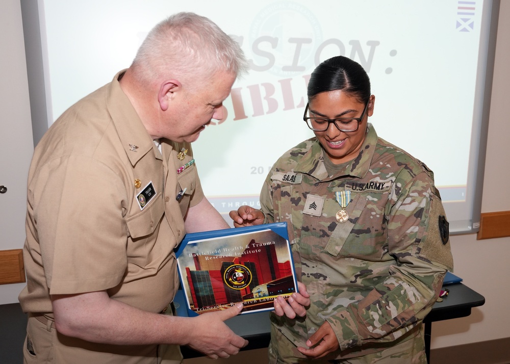 Mission, Texas Native awarded for Volunteerism at NAMRU San Antonio