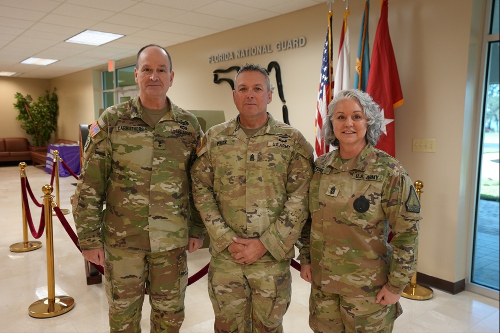 Command Sergeant Major Pask Reenlistment