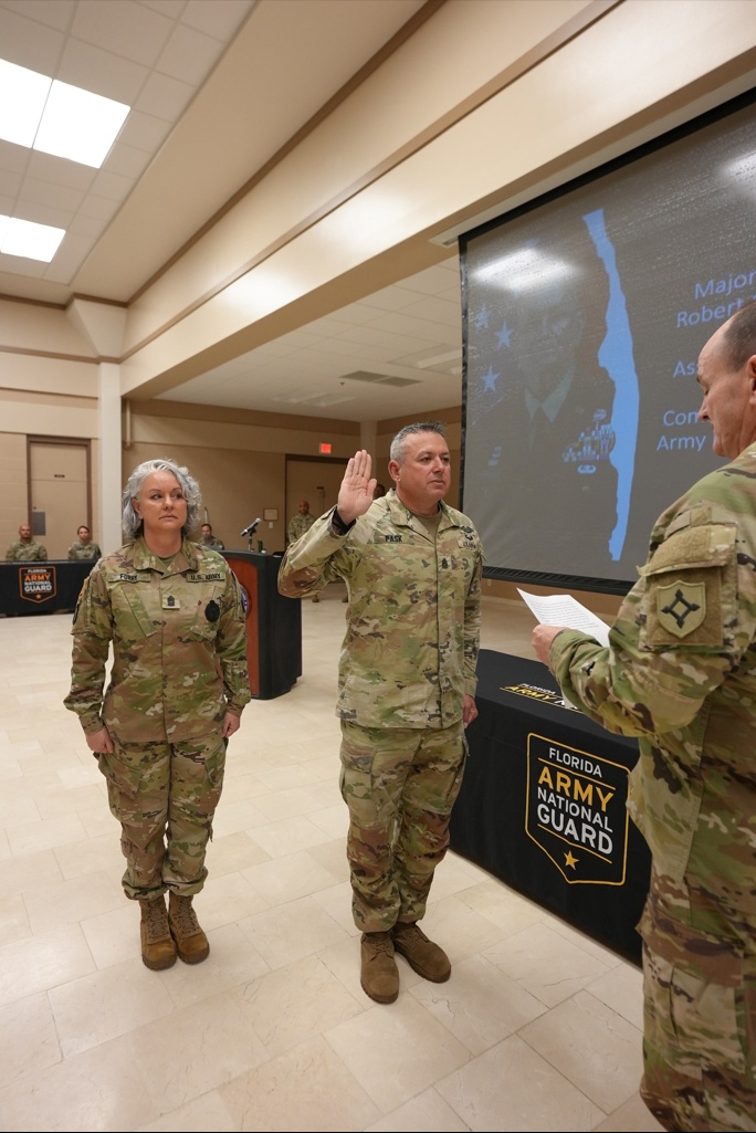 Command Sergeant Major Pask Reenlistment