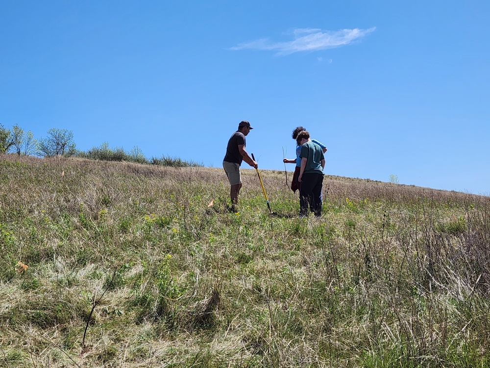 Oahe Project, WOZU partner again to plant native trees along Cannonball River trail