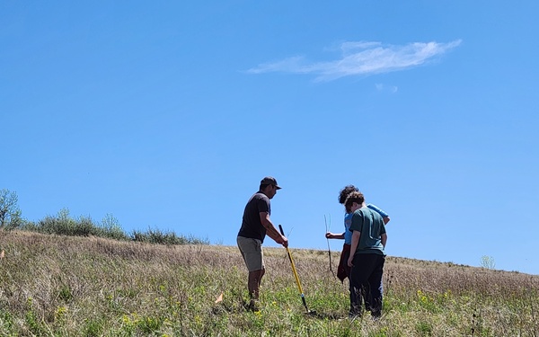 Oahe Project, WOZU partner again to plant native trees along Cannonball River trail