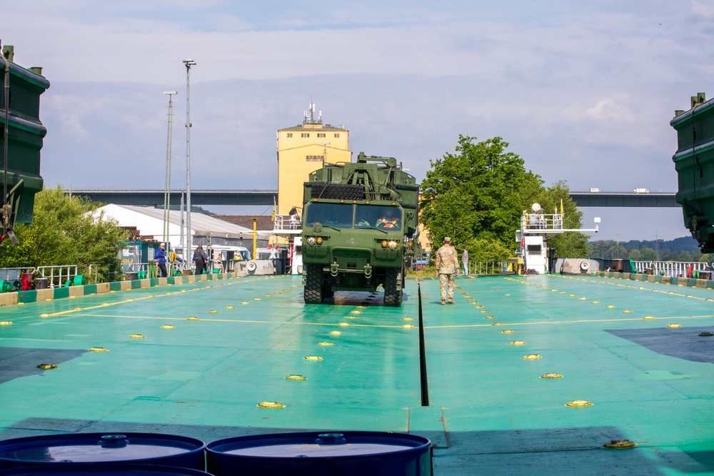 Barge Transport: 7th Engineering Brigade prepares for Saber Guardian 25