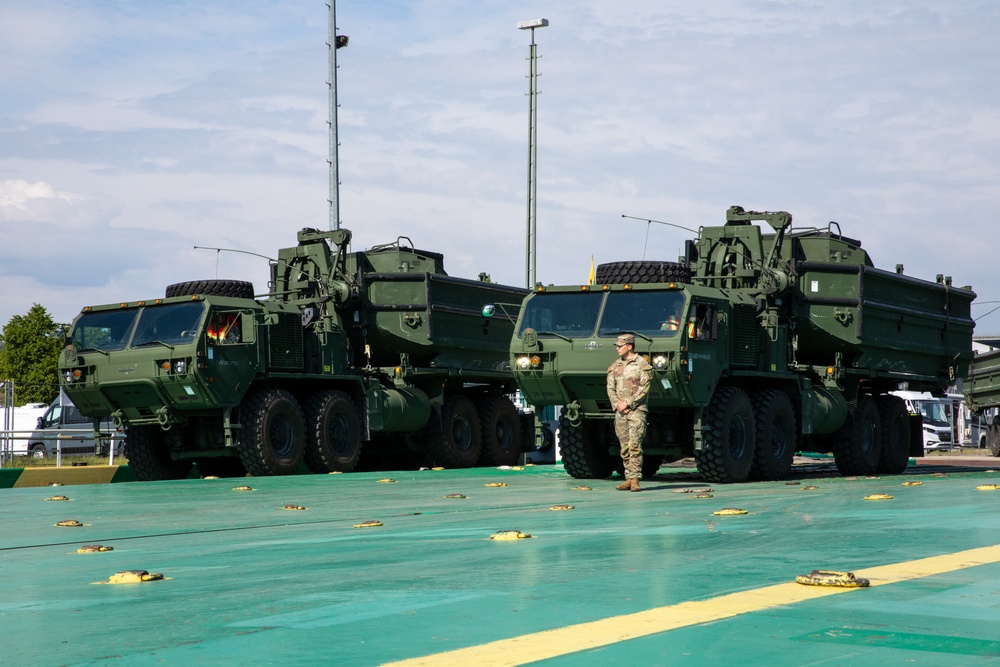 Barge Transport: 7th Engineering Brigade prepares for Saber Guardian 25