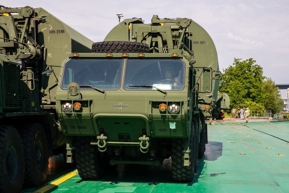 Barge Transport: 7th Engineering Brigade prepares for Saber Guardian 25