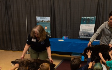 Naval Warfare Center employees explore marine mammal adaptations with students at Kitsap Water Festival