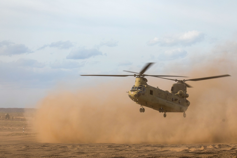 U.S. Army takes flight during Swift Response 25