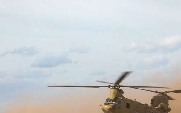 U.S. Army takes flight during Swift Response 25