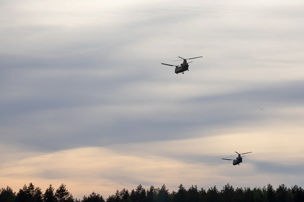 U.S. Army takes flight during Swift Response 25