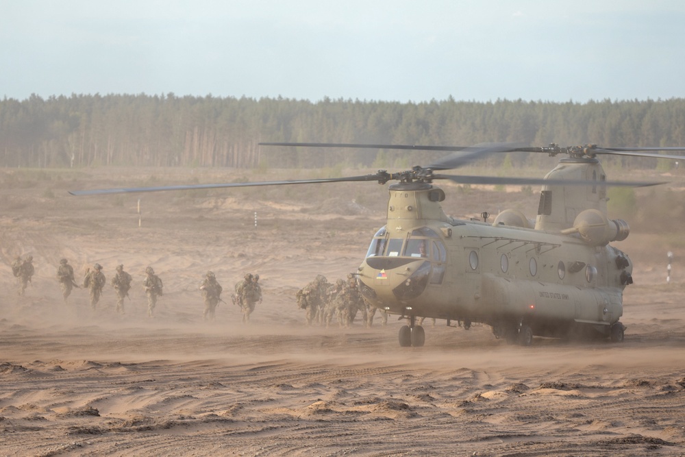 U.S. Army takes flight during Swift Response 25