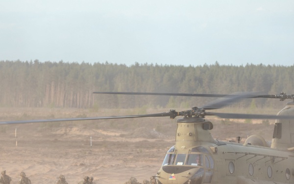 U.S. Army takes flight during Swift Response 25