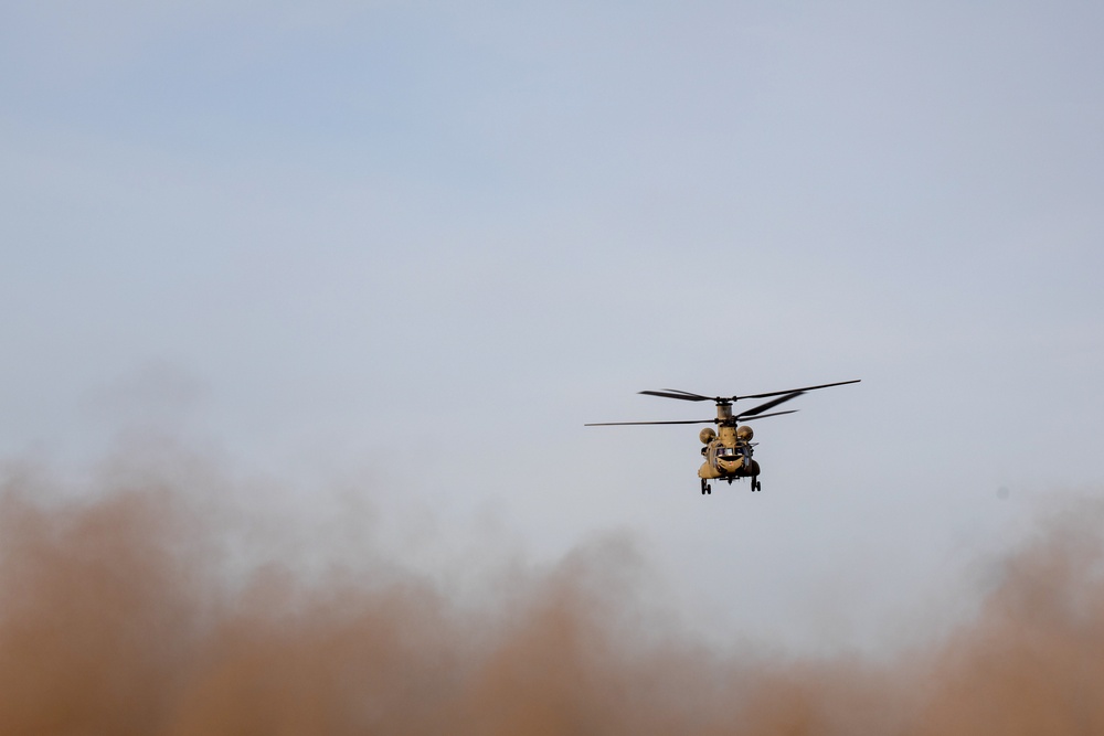 U.S. Army takes flight during Swift Response 25