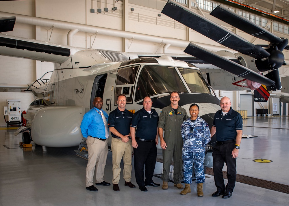 RAAF Visits COMNAVAIRPAC and VRM-50