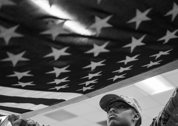 Shark fins, tabletops: Honor Guard training Week 3