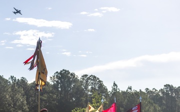 The 82nd Airborne Division pass in review rehearsal