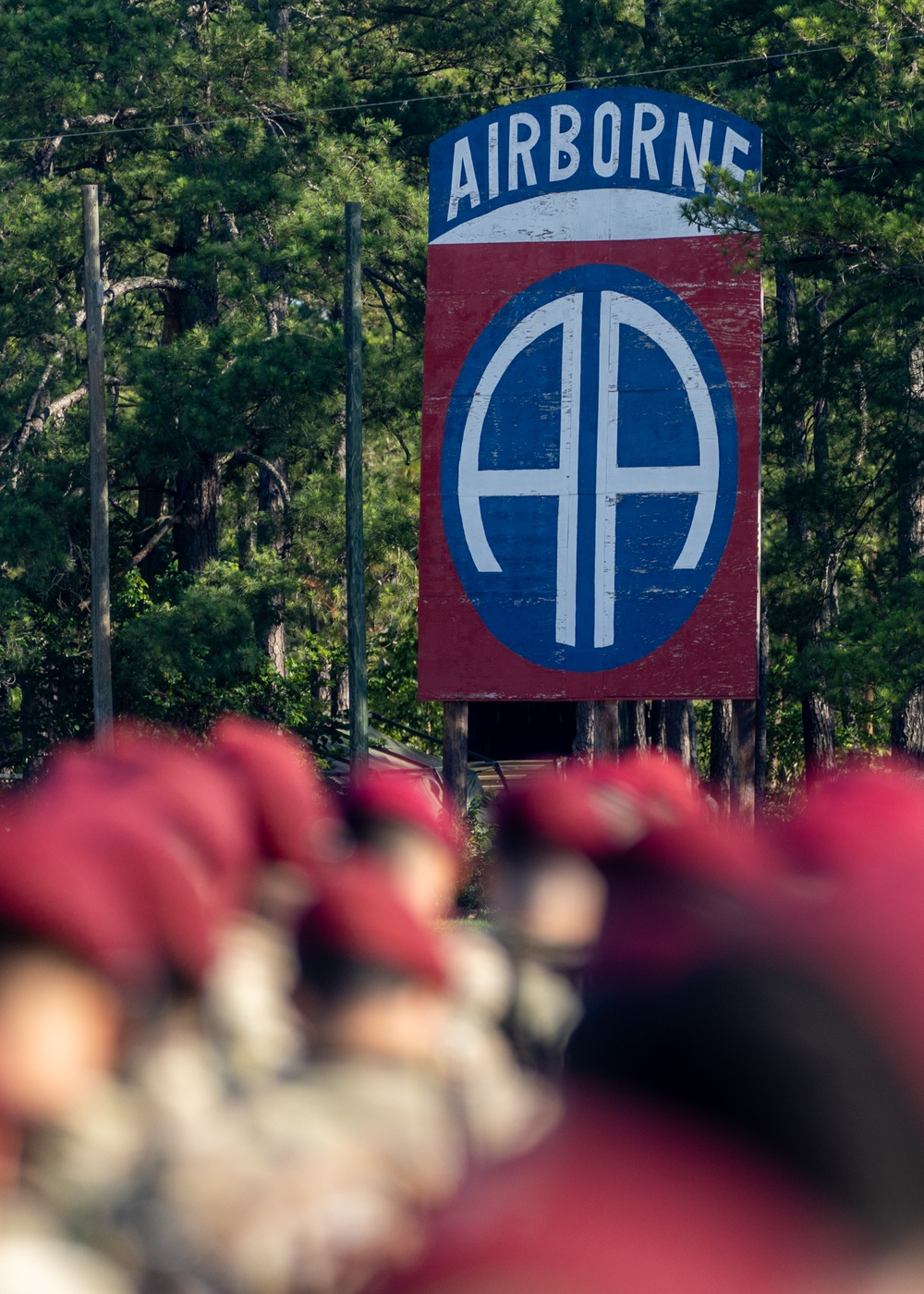 The 82nd Airborne Division pass in review rehearsal