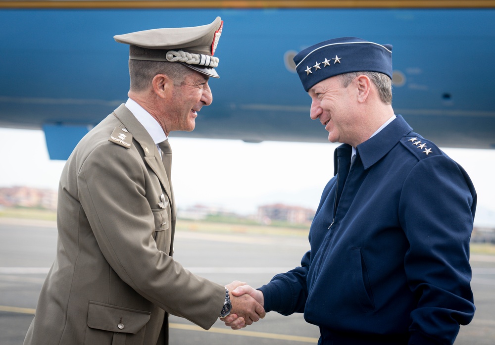 CJCS Arrives to Rome