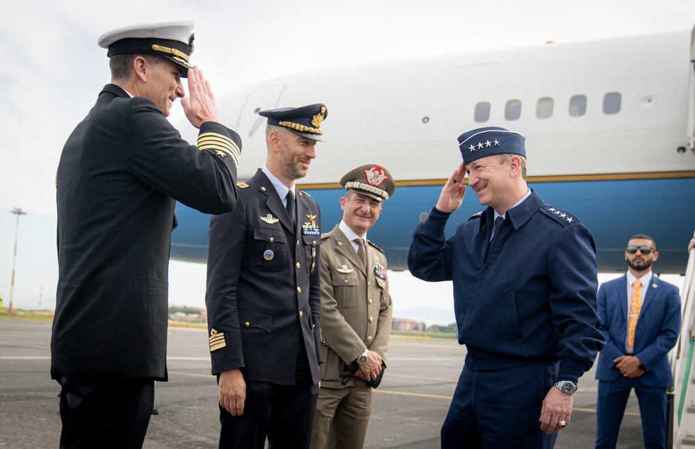 CJCS Arrives to Rome