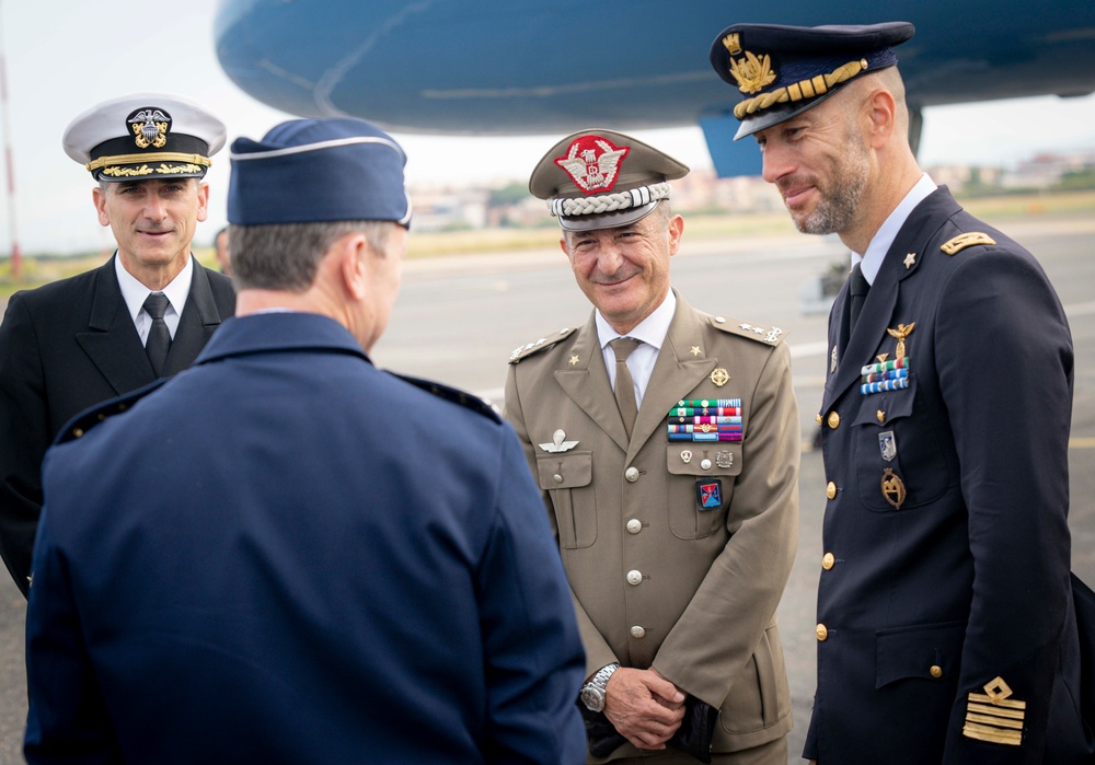 CJCS Arrives to Rome