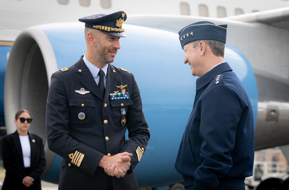CJCS Arrives to Rome