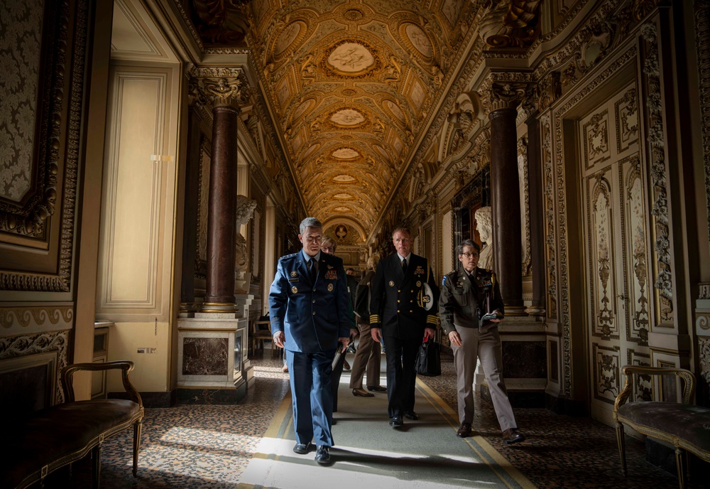 CJCS Arrives to U.S. Embassy in Rome