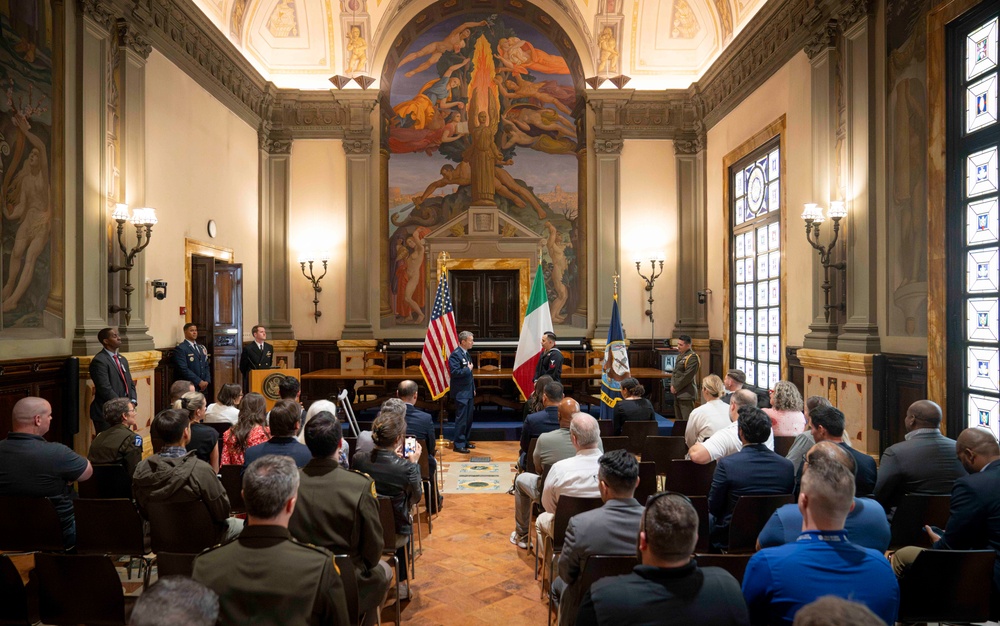 CJCS Participates in Re-Enlistment