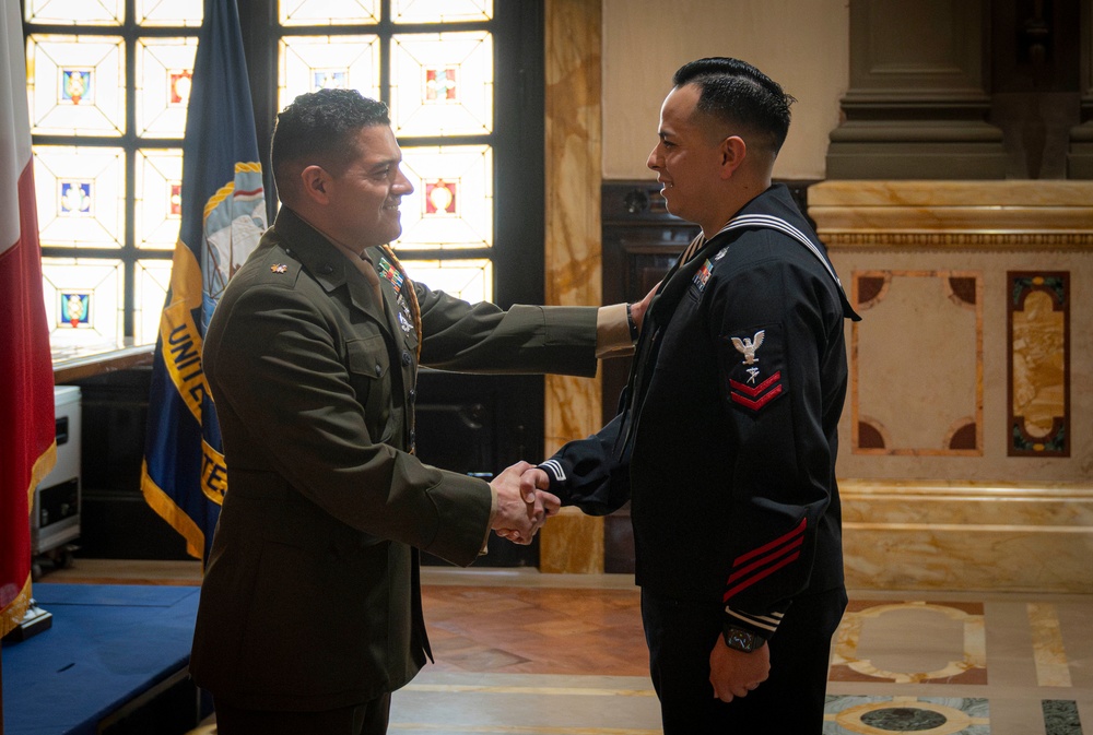 CJCS Participates in Re-Enlistment