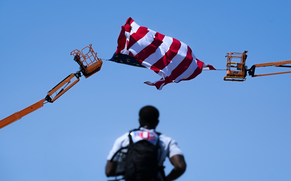 Travis AFB attendees perform ruck march, honor Gold Star families
