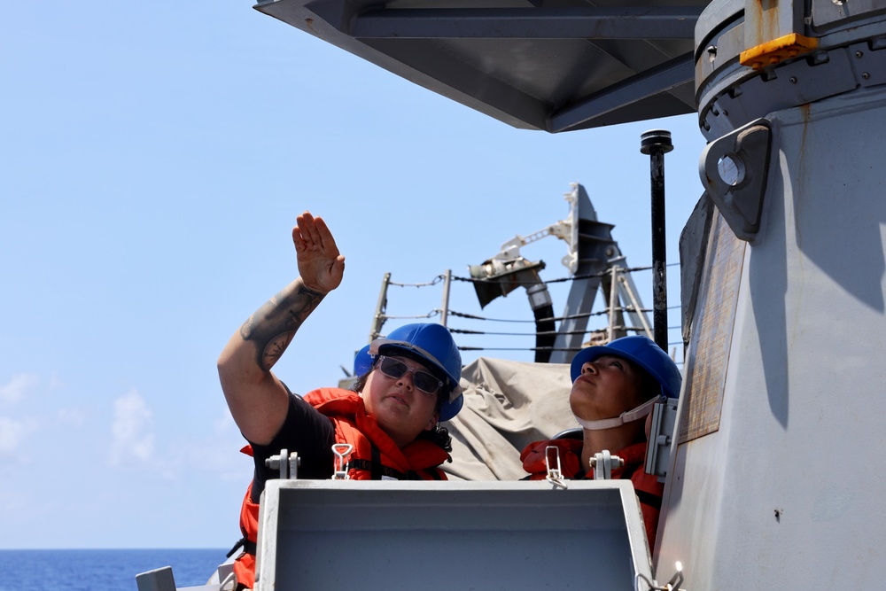 USS Gravely supports southern border operations