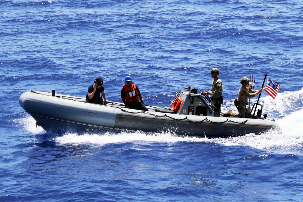 USS Gravely supports southern border operations
