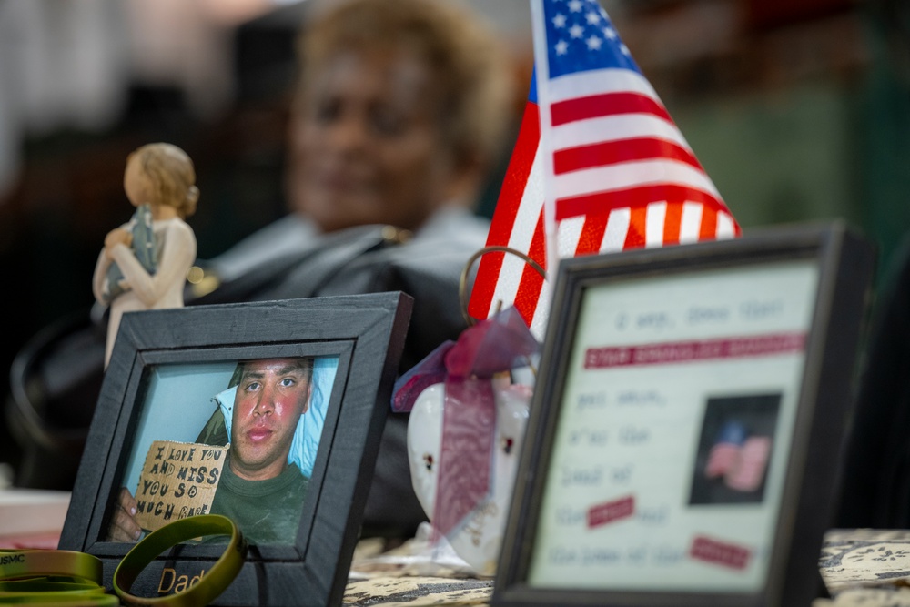 Travis AFB attendees perform ruck march, honor Gold Star families