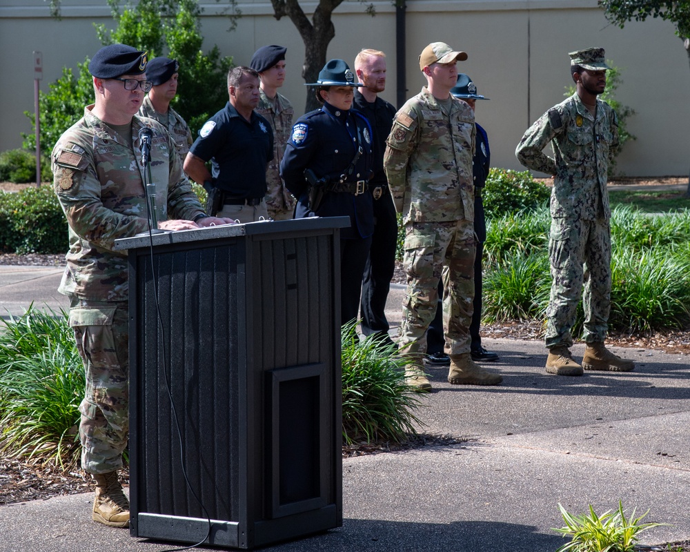Police Week Retreat Ceremony