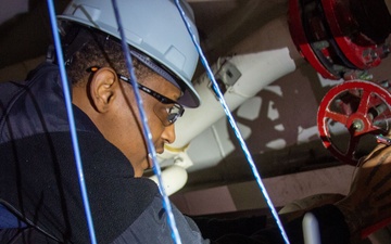 USS Ronald Reagan (CVN 76) Sailors conduct Damage Control Equipment Inspection