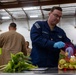 Sailors and Marines volunteer at the Los Angeles Regional Food Bank for LA Fleet Week