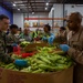 Sailors and Marines volunteer at the Los Angeles Regional Food Bank for LA Fleet Week