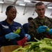 Sailors and Marines volunteer at the Los Angeles Regional Food Bank for LA Fleet Week