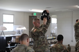 The 1792nd Combat Sustainment Support Battalion conducts CBRN training as part of their annual AT