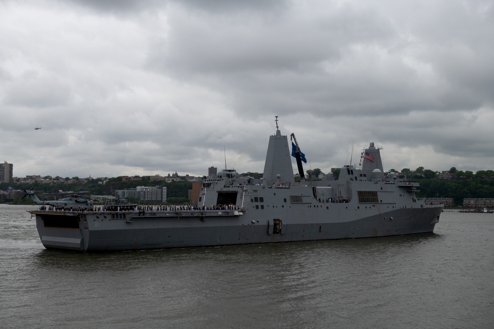 FWNY25; Parade of Ships ports for New York Fleet Week