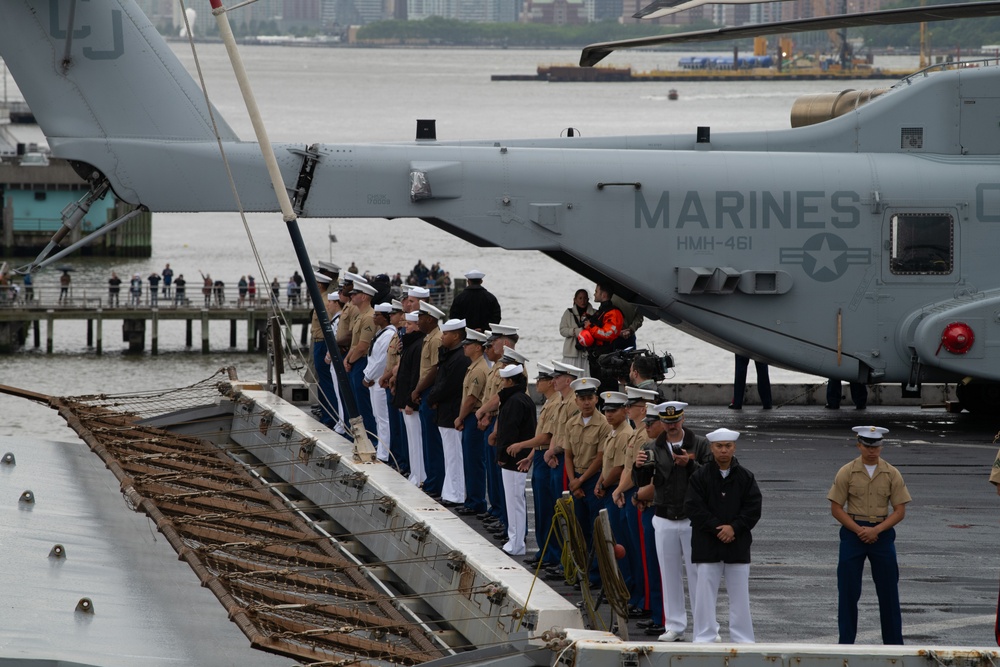 FWNY25; Parade of Ships ports for New York Fleet Week