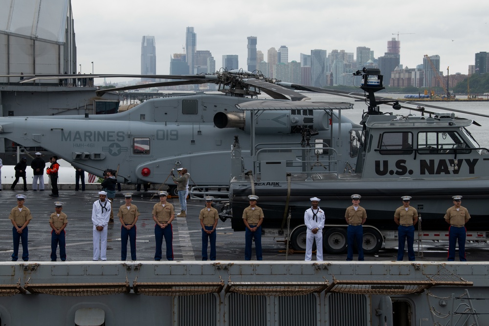 FWNY25; Parade of Ships ports for New York Fleet Week