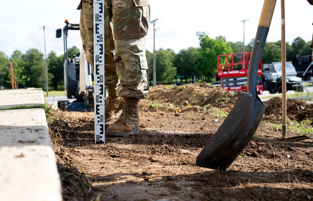 446th CES works projects at Moron Air Base