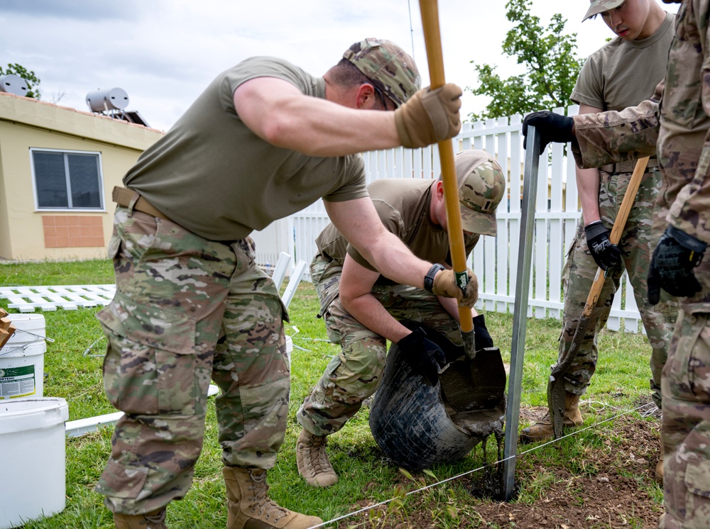 446th CES works projects at Moron Air Base