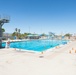 Combat Center Swim Team conducts swim practice at the Training Tank